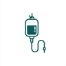 IV therapy drip icon