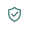 Preventive care shield icon